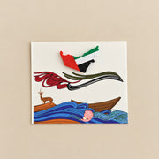 Brooch - UAE Map